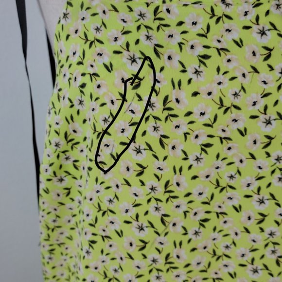 TOPSHOP dropped waist midi dress Sz 6 - Picture 10 of 10